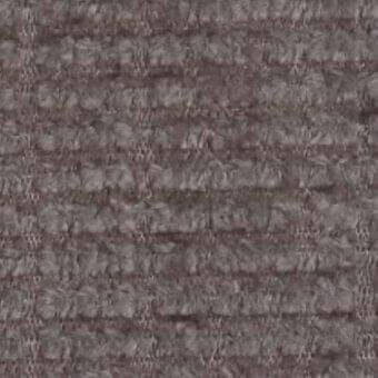 Fabric texture displaying a linear ribbed pattern in muted gray, woven with consistent horizontal ridges and subtle tonal variations.